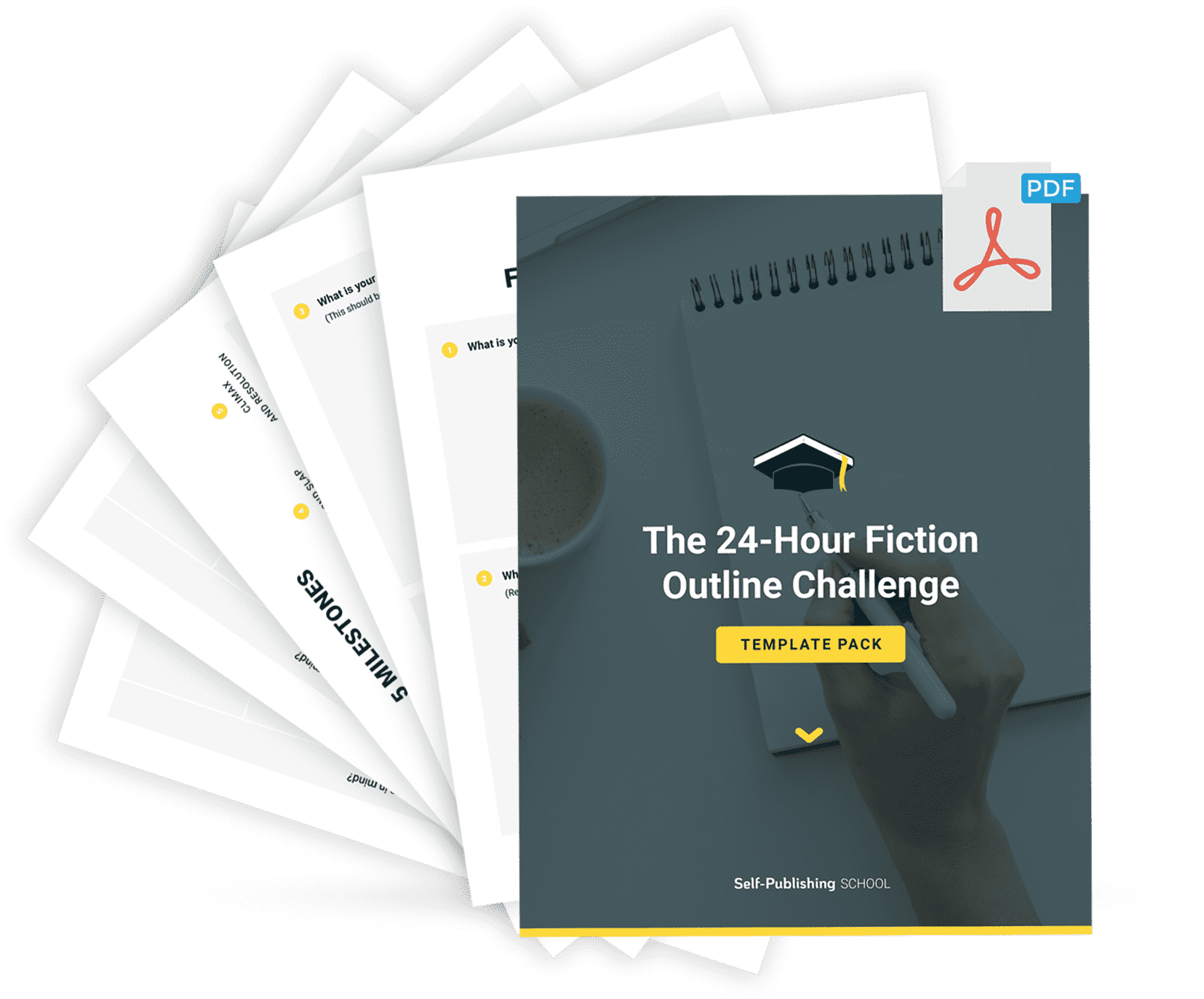 24 hour fiction book outline challenge templates and cheat sheets